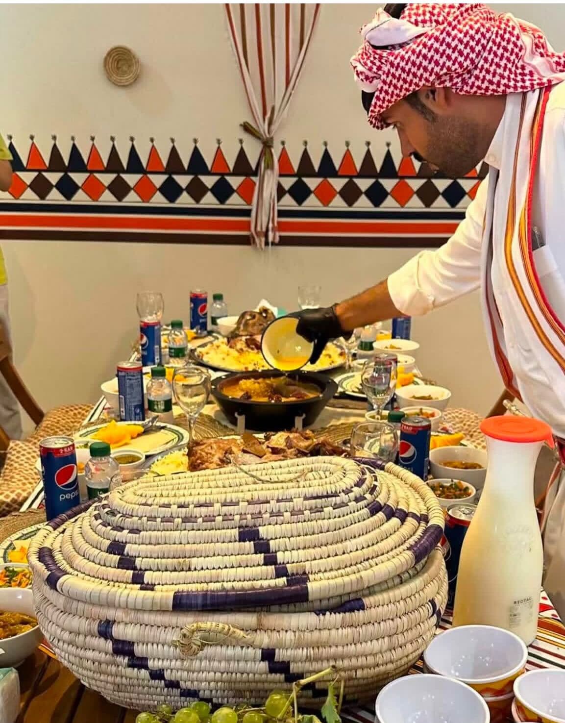تجربة طهي مباشر في مجلس العساس مع الشيف علي العساس
