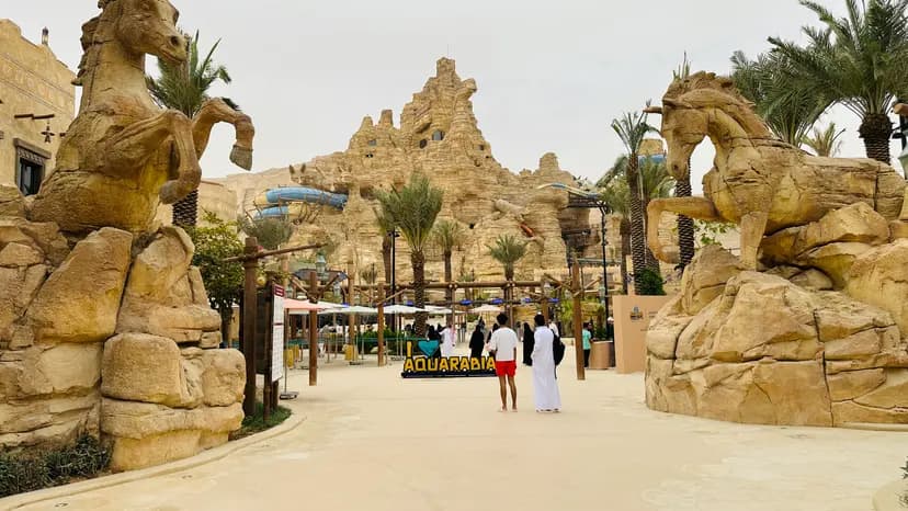 Paket Hemat Kota Qiddiya (tiket masuk Six Flags dan Aquarabia)